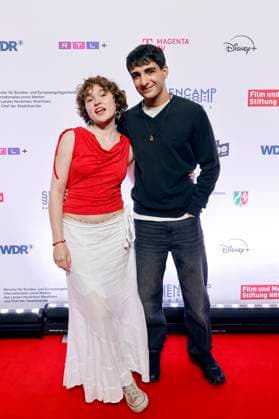 Schauspielerin Mathilda Smidt und Schauspieler Loran Alhasan bei der Premiere der Serie Chabos beim 11. Seriencamp Festival 2025 im Cinenova Kino. Köln, 05.06.2025 NRW Deutschland Copyright: xChristophxHardtx