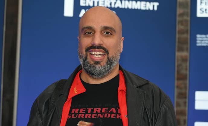 Komiker Abdelkarim (bürgerlich Abdelkarim Zemhoute) kommt zur Preisverleihung Deutscher Entertainment Award 2025