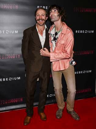 June 7, 2025, West Hollywood, California, USA: Creed Garnick and Tyson Ritter attend the Cottonmouth Los Angeles Premiere. West Hollywood USA - ZUMAb173 20250607_aap_b173_088 Copyright: xBillyxBennightx