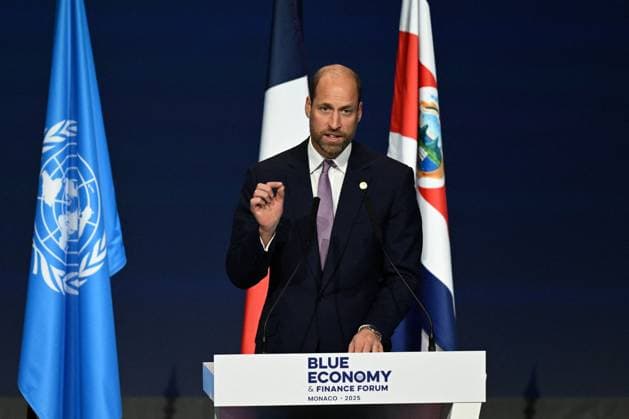 News Themen der Woche KW23 News Bilder des Tages Blue Economy and Finance Forum in Monaco Prince William, Prince of Wales at the Blue Economy and Finance Forum in Monaco on 8 June 2025 Bruno Bebert Bestimage Blue Economy and Finance Forum in Monaco on 8 June 2025 Monaco Monaco  Copyright: xBrunoxBebertx xBestimagexBrunoxBebertx xBestimagex