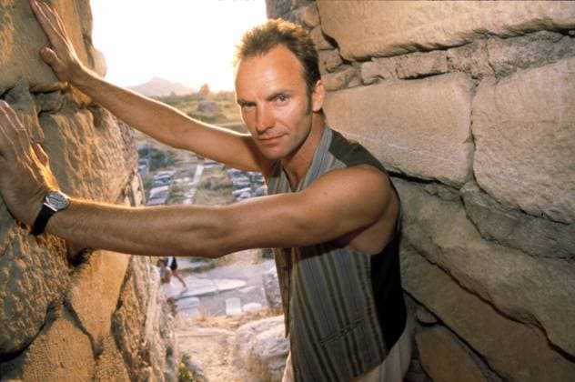 Archivbilder der Woche KW23 RECORD DATE NOT STATED STING stripy stripes waistcoat, posing Ref: 6262 Copyright: xHugoxDixon CapitalxPicturesx