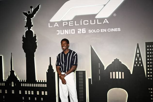 F1: The Movie Photocall Damson Idris attends Photocall for F1: The Movie at Sofitel Hotel. on June 9, 2025 in Mexico City, Mexico. (Photo by Carlos Tischler Eyepix Group) Copyright: xCarlosxTischler xEyepixxGroupx CT_09062025_124261