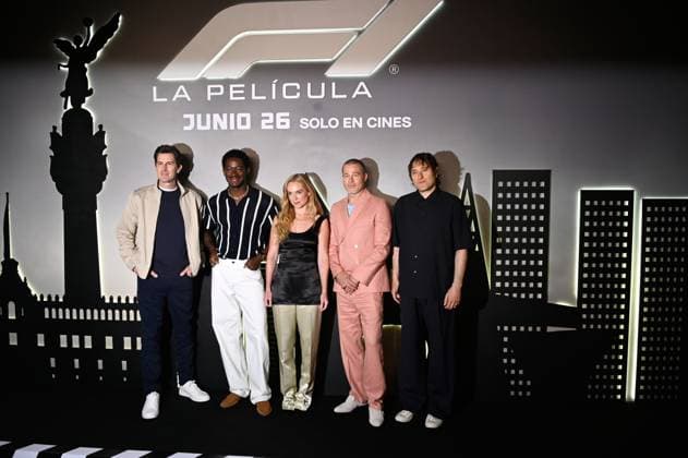 Entertainment Themen der Woche KW24 F1: The Movie Photocall (L-R) Joseph Kosinski, Damson Idris, Kerry Condon, Brad Pitt and Jeremy Kleiner attend Photocall for F1: The Movie at Sofitel Hotel. on June 9, 2025 in Mexico City, Mexico. (Photo by Carlos Tischler Eyepix Group) Copyright: xCarlosxTischler xEyepixxGroupx CT_09062025_124338