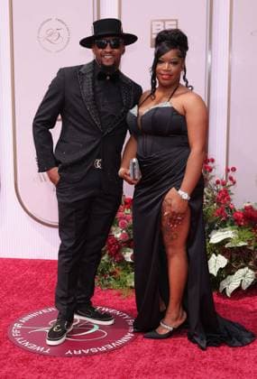 Entertainment Themen der Woche KW24 Entertainment Bilder des Tages 803 Fresh and Meranda Furtick arrive on the red carpet for 25th annual BET Awards live telecast at the Peacock Theater in Los Angeles on Monday, June 9, 2025. The BET Awards honors Black entertainers and other people of color in music, film, sports and philanthropy.  LAP2025060951 GREGxGRUDT