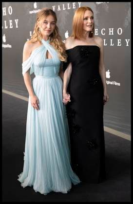 . 10 06 2025. London, United Kingdom. Sydney Sweeney and Julianne Moore at the Echo Valley premiere in London.  xStephenxLockx xi-Imagesx IIM-26004-0033