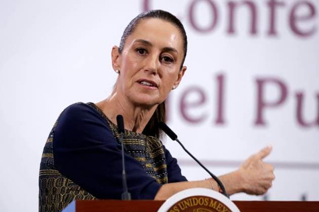 MexicoÃ¢â‚¬â ¢s President Claudia Sheinbaum Pardo speaks about intentional homicides in Mexico at Security Cabinet Security Report during a briefing at National Palace. on June 10, 2025 in Mexico City, Mexico. Mexico City Mexico - ZUMAe321 20250610_zia_e321_008 Copyright: xLuisxBarronx