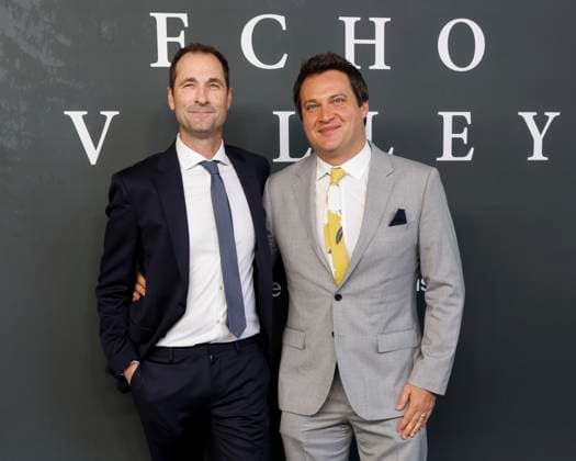 Echo Valley European Premiere at the BFI Southbank in London - 10 Jun 2025 Brad Inglesby and Michael Pruss attend the Echo Valley European Premiere at the BFI Southbank in Waterloo, London. London United Kingdom Copyright: xCatxMorleyx xSOPAxImagesx Cat Morley_Echo Valley European Premiere_Brad Inglesby and Michael Pruss_14022