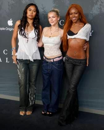 Echo Valley European Premiere at the BFI Southbank in London - 10 Jun 2025 Ysabelle Angeli, Amelia Onuorah and Madeleine Haynes of Say Now attend the Echo Valley European Premiere at the BFI Southbank in Waterloo, London. London United Kingdom Copyright: xCatxMorleyx xSOPAxImagesx Cat Morley_Echo Valley European Premiere_Ysabelle Angeli, Amelia Onuorah and Madeleine Haynes of(2)