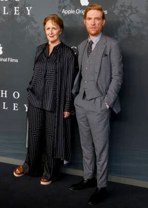 Echo Valley European Premiere at the BFI Southbank in London - 10 Jun 2025 Fiona Shaw and Domhnall Gleeson attend the Echo Valley European Premiere at the BFI Southbank in Waterloo, London. London United Kingdom Copyright: xCatxMorleyx xSOPAxImagesx Cat Morley_Echo Valley European Premiere_Fiona Shaw and Domhnall Gleeson_14127