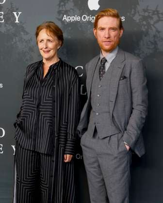 Echo Valley European Premiere at the BFI Southbank in London - 10 Jun 2025 Fiona Shaw and Domhnall Gleeson attend the Echo Valley European Premiere at the BFI Southbank in Waterloo, London. London United Kingdom Copyright: xCatxMorleyx xSOPAxImagesx Cat Morley_Echo Valley European Premiere_Fiona Shaw and Domhnall Gleeson_14128