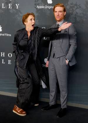 Echo Valley European Premiere at the BFI Southbank in London - 10 Jun 2025 Fiona Shaw and Domhnall Gleeson attend the Echo Valley European Premiere at the BFI Southbank in Waterloo, London. London United Kingdom Copyright: xCatxMorleyx xSOPAxImagesx Cat Morley_Echo Valley European Premiere_Fiona Shaw and Domhnall Gleeson_14132