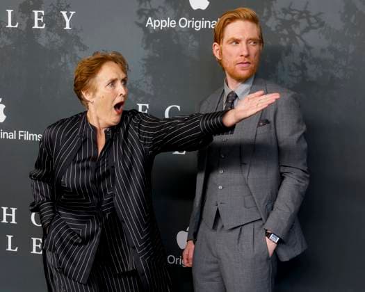 Echo Valley European Premiere at the BFI Southbank in London - 10 Jun 2025 Fiona Shaw and Domhnall Gleeson attend the Echo Valley European Premiere at the BFI Southbank in Waterloo, London. London United Kingdom Copyright: xCatxMorleyx xSOPAxImagesx Cat Morley_Echo Valley European Premiere_Fiona Shaw and Domhnall Gleeson_14134
