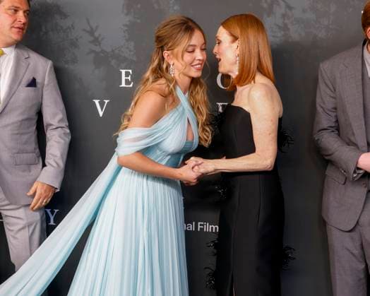Echo Valley European Premiere at the BFI Southbank in London - 10 Jun 2025 Sydney Sweeney and Julianne Moore attend the Echo Valley European Premiere at the BFI Southbank in Waterloo, London. London United Kingdom Copyright: xCatxMorleyx xSOPAxImagesx Cat Morley_Echo Valley European Premiere_Sydney Sweeney and Julianne Moore_13879