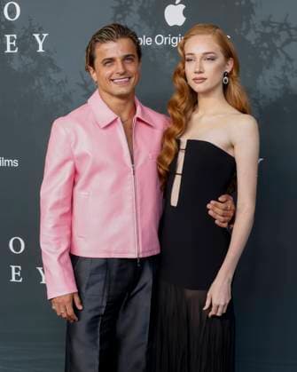 June 10, 2025, London, United Kingdom: Nikita Kuzmin and Lauren Jaine attend the Echo Valley European Premiere at the BFI Southbank in Waterloo, London. London United Kingdom - ZUMAs197 20250610_aaa_s197_433 Copyright: xCatxMorleyx