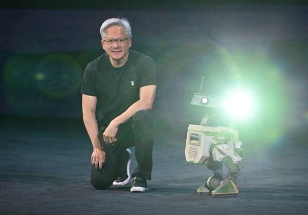 NVIDIA founder and CEO Jensen Huang speaks at NVIDIA GTC Paris VivaTech 2025 PARIS, FRANCE - JUNE 11: NVIDIA founder and CEO Jensen Huang speaks during the NVIDIA GTC Paris keynote, part of the 9th edition of the VivaTech technology startup and innovation fair, held at the Dôme de Paris in the Porte de Versailles exhibition center in Paris on June 11, 2025. Mustafa Yalcin Anadolu Paris France. Editorial use only. Please get in touch for any other usage.  Copyright: x2025xAnadoluxMustafaxYalcinx