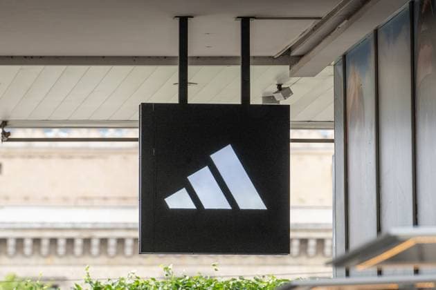 Brands and logos in Warsaw, Poland - 10th Jun 2025 An Adidas logo is seen on a building in Warsaw. Warsaw Poland Copyright: xMarekxAntonixIwanczukx xSOPAxImagesx logoV2-08237