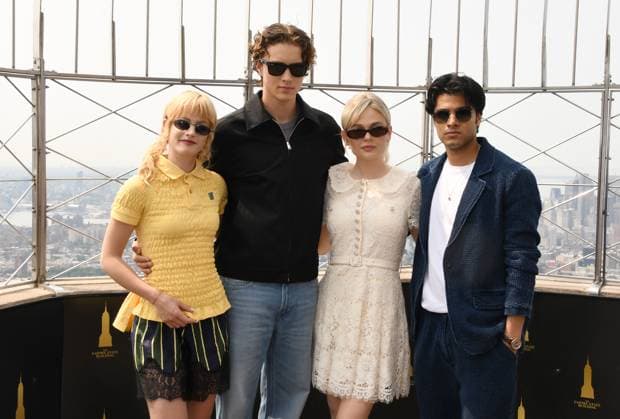 Entertainment Themen der Woche KW24 Entertainment Bilder des Tages Cast of Prime Video s We Were Liars visit the Empire State Building Featuring: Esther McGregor, Joseph Zada, Emily Alyn Lind and Shubham Maheshwari Where: New York City, New York, United States When: 11 Jun 2025 Credit: mpi099 MediaPunch INSTARimages EDITORIAL USE ONLY. NOT FOR USE BY NEWSPAPERS BASED IN THE UK. Copyright: xx instar54837631