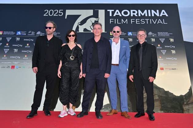 Taormina, 71st Taormina Film Festival 2025 - Day 2, Red Carpet. In the photo: Tomas Boshiz  Copyright: xManuelexMangiarottix xipa-agency.netx xMangiarottix xD avanzox IPA_Agency_IPA58940788