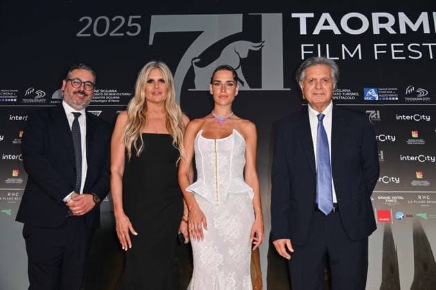 Taormina, 71st Taormina Film Festival 2025 - Day 2, Red Carpet. In the photo: Clara  Copyright: xManuelexMangiarottix xipa-agency.netx xMangiarottix xD avanzox IPA_Agency_IPA58941335