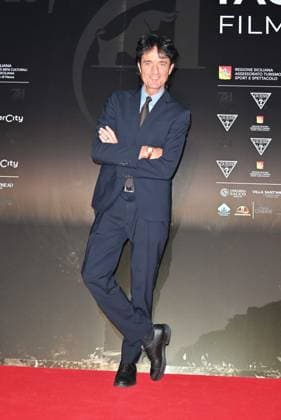 Taormina, 71st Taormina Film Festival 2025 - Day 2, Red Carpet. In the photo: Giulio base  Copyright: xManuelexMangiarottix xipa-agency.netx xMangiarottix xD avanzox IPA_Agency_IPA58941412