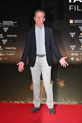 Taormina, 71st Taormina Film Festival 2025 - Day 2, Red Carpet. In the photo: Dennis Quaid,  Copyright: xManuelexMangiarottix xipa-agency.netx xMangiarottix xD avanzox IPA_Agency_IPA58941534