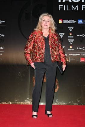 Taormina, 71st Taormina Film Festival 2025 - Day 2, Red Carpet. In the photo: Catherine Deneuve  Copyright: xManuelexMangiarottix xipa-agency.netx xMangiarottix xD avanzox IPA_Agency_IPA58941540
