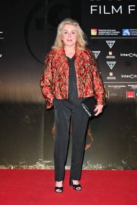 Taormina, 71st Taormina Film Festival 2025 - Day 2, Red Carpet. In the photo: Catherine Deneuve  Copyright: xManuelexMangiarottix xipa-agency.netx xMangiarottix xD avanzox IPA_Agency_IPA58941542