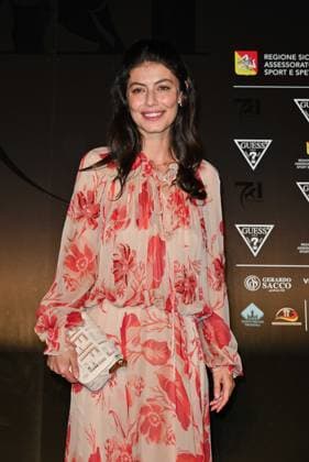 Taormina, 71st Taormina Film Festival 2025 - Day 2, Red Carpet. In the photo: Alessandra Mastronardi  Copyright: xManuelexMangiarottix xipa-agency.netx xMangiarottix xD avanzox IPA_Agency_IPA58941611