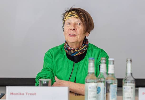 12.06.2025. Düsseldorf. 2025 wird der Helmut-Käutner-Preis der Landeshauptstadt Düsseldorf zum 18. Mal verliehen. In diesem Jahr geht die mit 10.000 Euro dotierte Auszeichnung an die Regisseurin, Produzentin und Autorin Monika Treut. Düsseldorf Filmmuseum Nordrhein-Westfalen Deutschland