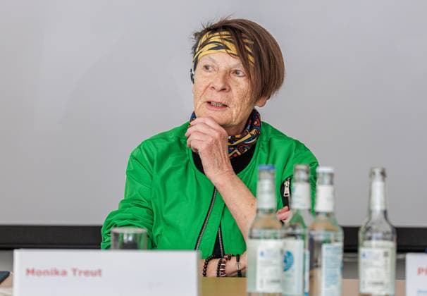 12.06.2025. Düsseldorf. 2025 wird der Helmut-Käutner-Preis der Landeshauptstadt Düsseldorf zum 18. Mal verliehen. In diesem Jahr geht die mit 10.000 Euro dotierte Auszeichnung an die Regisseurin, Produzentin und Autorin Monika Treut. Düsseldorf Filmmuseum Nordrhein-Westfalen Deutschland