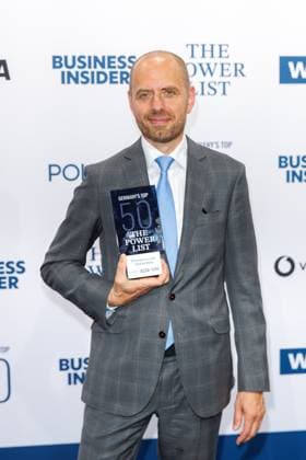 Award - The Power List - Germany s Top 50 Christian Bruch bei The Power List - Germany s Top 50 im Restaurant Sphere im Fernsehturm am 05.06.2025 in Berlin Copyright: xEventpressxKochanx