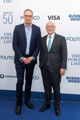 Award - The Power List - Germany s Top 50 Peter Würtenberger und Rolf Buch bei The Power List - Germany s Top 50 im Restaurant Sphere im Fernsehturm am 05.06.2025 in Berlin Copyright: xEventpressxKochanx
