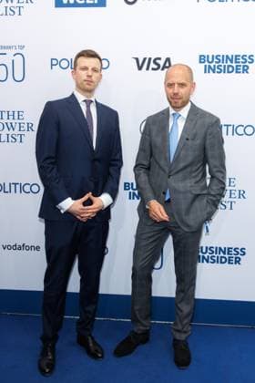 Award - The Power List - Germany s Top 50 Moritz Seyffart und Christian Bruch bei The Power List - Germany s Top 50 im Restaurant Sphere im Fernsehturm am 05.06.2025 in Berlin Copyright: xEventpressxKochanx