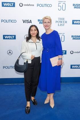Award - The Power List - Germany s Top 50 Reem Alabali-Radovan und Manuela Schwesig bei The Power List - Germany s Top 50 im Restaurant Sphere im Fernsehturm am 05.06.2025 in Berlin Copyright: xEventpressxKochanx