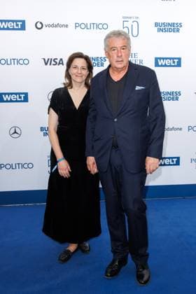Award - The Power List - Germany s Top 50 Martina Gedeck und Markus Imboden bei The Power List - Germany s Top 50 im Restaurant Sphere im Fernsehturm am 05.06.2025 in Berlin Copyright: xEventpressxKochanx