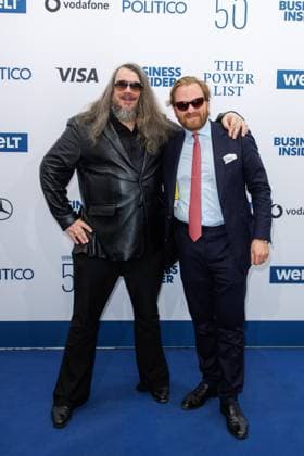 Award - The Power List - Germany s Top 50 Jonathan Meese und Cecil von Busse bei The Power List - Germany s Top 50 im Restaurant Sphere im Fernsehturm am 05.06.2025 in Berlin Copyright: xEventpressxKochanx