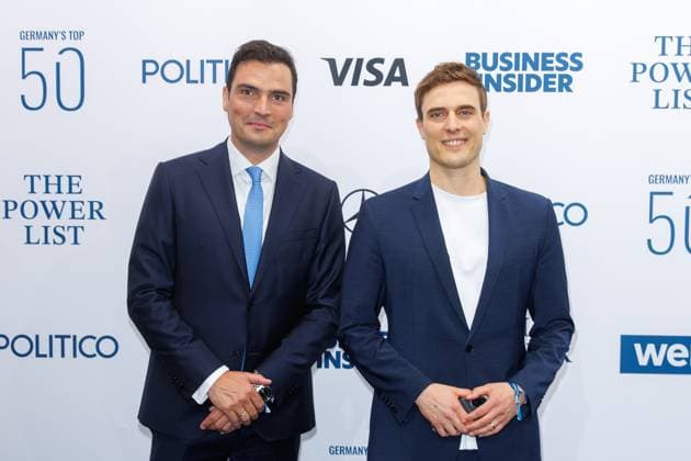 Award - The Power List - Germany s Top 50 Jan Philipp Burgard und Constantin Schreiber bei The Power List - Germany s Top 50 im Restaurant Sphere im Fernsehturm am 05.06.2025 in Berlin Copyright: xEventpressxKochanx