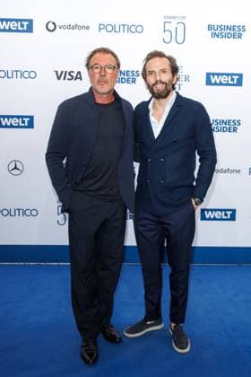 Award - The Power List - Germany s Top 50 Sebastian Koch und Quirin Berg bei The Power List - Germany s Top 50 im Restaurant Sphere im Fernsehturm am 05.06.2025 in Berlin Copyright: xEventpressxKochanx
