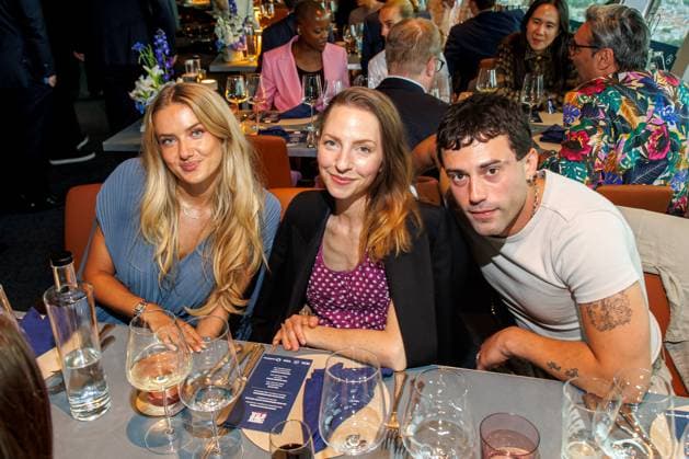 Award - The Power List - Germany s Top 50 Alicia Schmidt, Katharina Schüttler und Aaron Altaras bei The Power List - Germany s Top 50 im Restaurant Sphere im Fernsehturm am 05.06.2025 in Berlin Copyright: xEventpressxKochanx