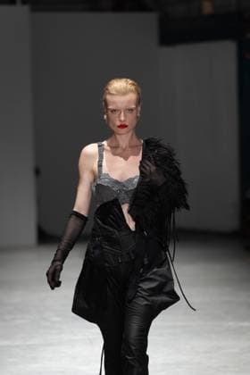 June 13, 2025, London, England, United Kingdom: The BA Fashion students from the University of Westminster are presenting their annual graduate show this evening in London. The event opens at 18:30 at Ambika P3, featuring runway presentations that highlight the final-term collections crafted by undergraduates in their final year. Attendees can expect a diverse display of menswear and womenswear, textile innovation, tailoring and experimental design, reflecting each studentÃ¢â‚¬â ¢s creative identity and technical proficiency. The show aims to mark the culmination of years of academic and practical training, offering observers insight into the next generation of designers entering the industry. London United Kingdom - ZUMAp242 20250613_zip_p242_004 Copyright: xJoaoxDanielxPereirax
