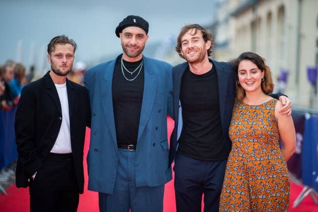 Cabourg Award Ceremony Red Carpet Rod Paradot, Wyssem Romdhane, Arnaud Delmarle and Lea Oury attending the awards ceremony red carpet as part of the 39th Cabourg Film Festival in Cabourg, France on June 13, 2025. Photo by Aurore Marechal ABACAPRESS.COM Cabourg France  Copyright: xMarechalxAurore ABACAx