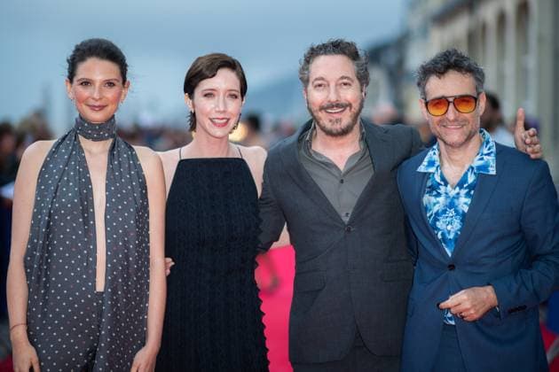 Cabourg Award Ceremony Red Carpet Josephine Japy, Sara Giraudeau, Guillaume Gallienne and Mathieu Demy attending the awards ceremony red carpet as part of the 39th Cabourg Film Festival in Cabourg, France on June 13, 2025. Photo by Aurore Marechal ABACAPRESS.COM Cabourg France  Copyright: xMarechalxAurore ABACAx