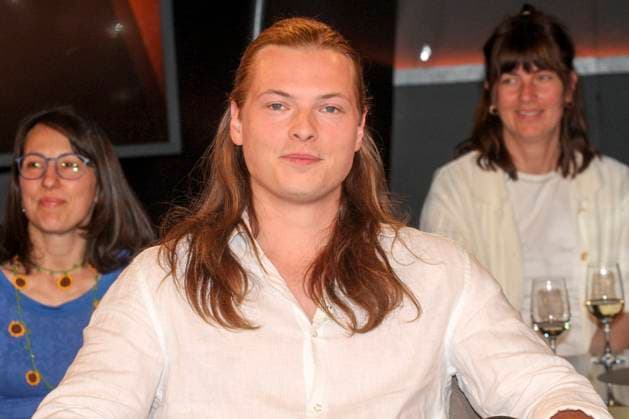 Gabriel Jerome Kelly deutsch - irischer Musiker. Er ist der aelteste Sohn von Angelo Kelly zu Gast in der NDR Talkshow , aus dem NDR 3 Studio am 13.06.2025 in Hamburg Hamburg Deutschland *** Gabriel Jerome Kelly German Irish musician He is the eldest son of Angelo Kelly guest on the NDR talk show , from the NDR 3 studio on 13 06 2025 in Hamburg Hamburg Germany
