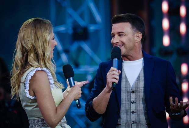 13.06.2025, Bad Kleinkirchheim, AUT, Unterwegs in Kärnten, Wenn die Musi Spielt, Pressekonferenz, Bild Stefanie Hertel, Marco Ventre,