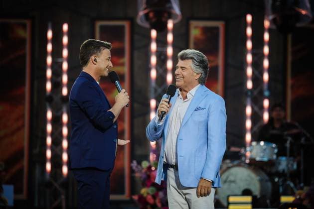 13.06.2025, Bad Kleinkirchheim, AUT, Unterwegs in Kärnten, Wenn die Musi Spielt, Pressekonferenz, Bild Andy Borg, Marco Ventre,