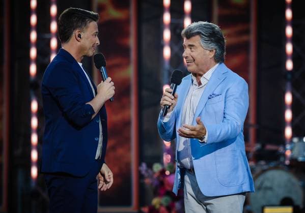 13.06.2025, Bad Kleinkirchheim, AUT, Unterwegs in Kärnten, Wenn die Musi Spielt, Pressekonferenz, Bild Andy Borg, Marco Ventre,
