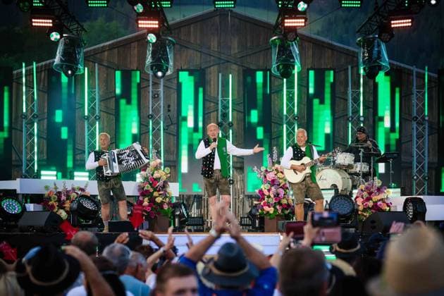 13.06.2025, Bad Kleinkirchheim, AUT, Unterwegs in Kärnten, Wenn die Musi Spielt, Pressekonferenz, Bild Die Edlseer,