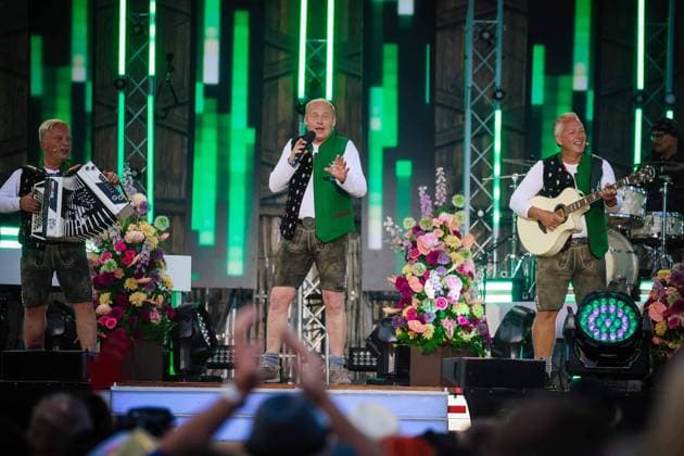 13.06.2025, Bad Kleinkirchheim, AUT, Unterwegs in Kärnten, Wenn die Musi Spielt, Pressekonferenz, Bild Die Edlseer,