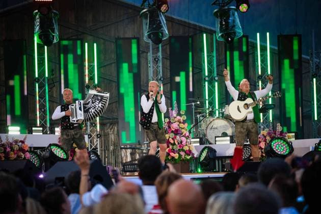 13.06.2025, Bad Kleinkirchheim, AUT, Unterwegs in Kärnten, Wenn die Musi Spielt, Pressekonferenz, Bild Die Edlseer,