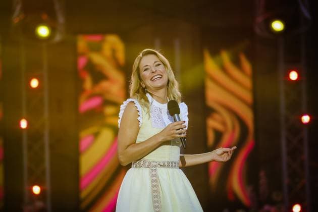 13.06.2025, Bad Kleinkirchheim, AUT, Unterwegs in Kärnten, Wenn die Musi Spielt, Pressekonferenz, Bild Stefanie Hertel,